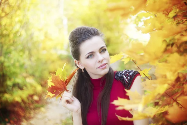 Automne beauté femme portrait — Photo