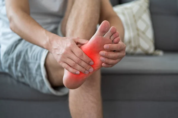 Ayak Ağrısı Ayak Ağrısı Ayak Ağrısı Ayak Hastalıkları — Stok fotoğraf