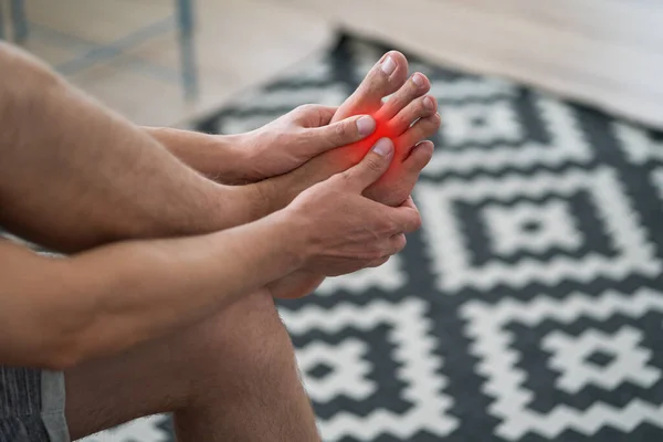 Ayak Ağrısı Ayak Ağrısı Ayak Ağrısı Ayak Hastalıkları — Stok fotoğraf