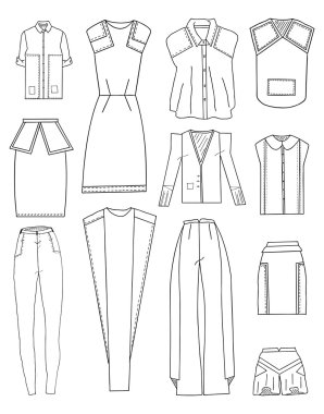 kadın moda daire