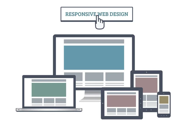 yanıt veren web mock-up