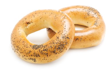 Haşhaş tohumu, izole ile iki simit