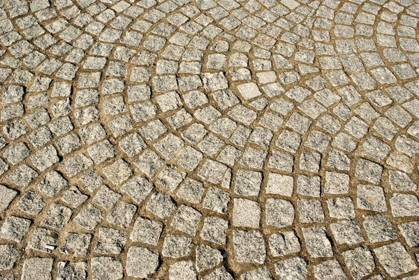 A fragment of the stone pavement — Stock Photo, Image