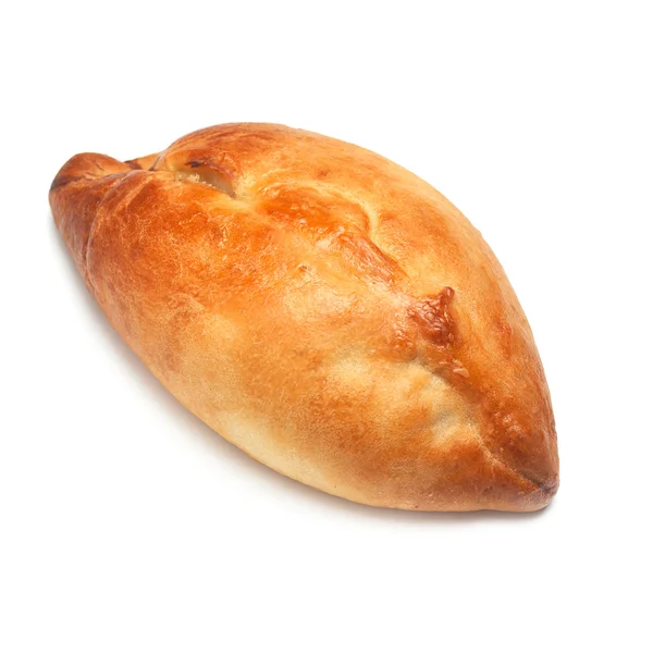 Smakelijk pie, geïsoleerd op wit — Stockfoto