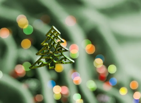 Palle di Natale su sfondo astratto — Foto Stock