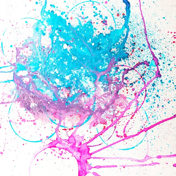 Sulu boya boyalı soyut — Stok fotoğraf