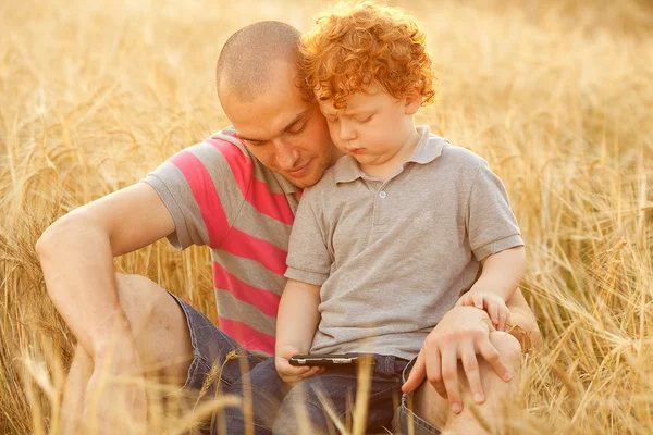 Père et fils — Photo