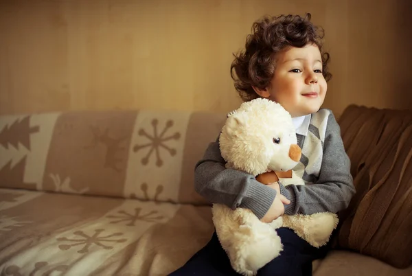 Little boy at home — Stock Photo, Image