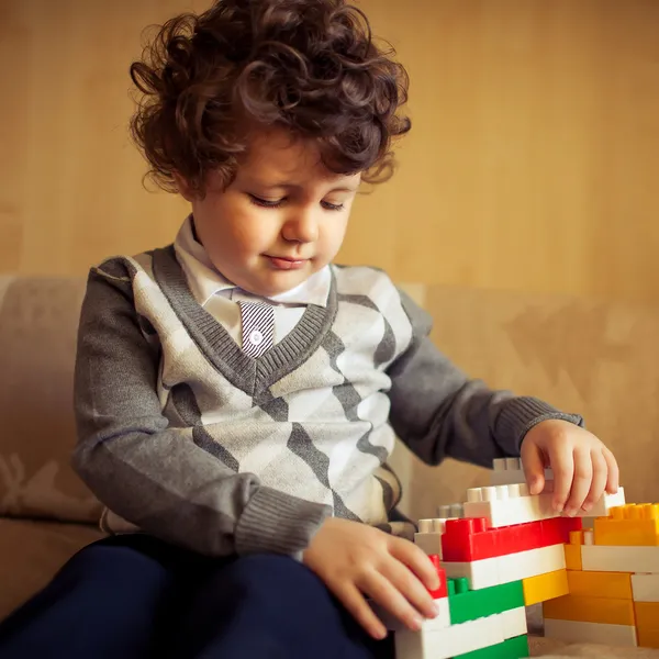 Little boy at home — Stock Photo, Image