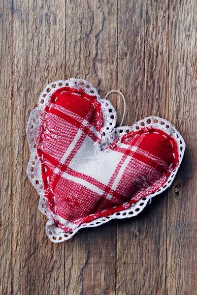 Handmade hearts hanging — Stock Photo, Image