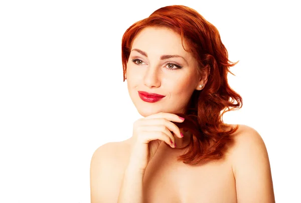 Red haired girl — Stock Photo, Image