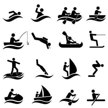 su sporları Icon set