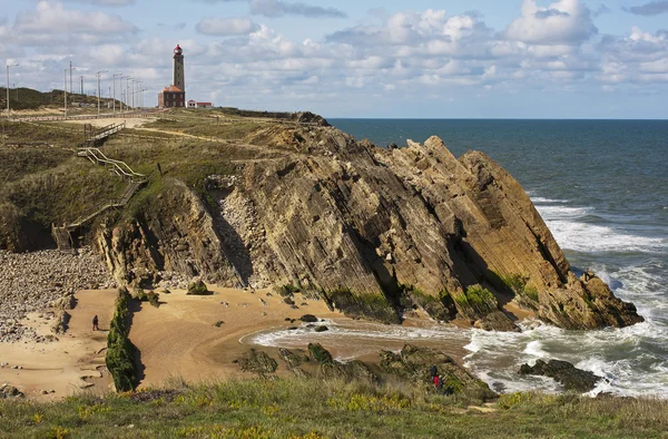 Vuurtoren van penedo da saudade — Stockfoto