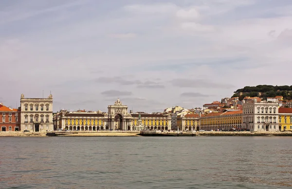 Praça lisboa comercio - yapmak — Stok fotoğraf