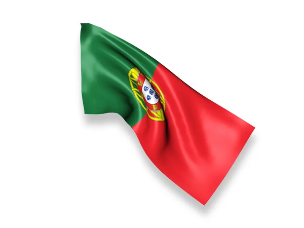Portugal acenando bandeira — Fotografia de Stock