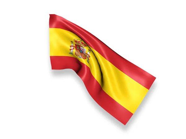 Spanje wuivende vlag — Stockfoto