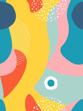 Soyut, dikişsiz geometrik desen. Pankart, kapak, baskı, promosyon, satış, selamlama, web, sayfa, başlık, iniş, sosyal medya için modern vektör şablonu