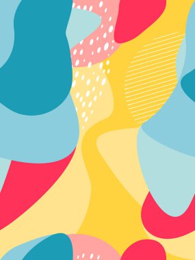 Soyut, dikişsiz geometrik desen. Pankart, kapak, baskı, promosyon, satış, selamlama, web, sayfa, başlık, iniş, sosyal medya için modern vektör şablonu