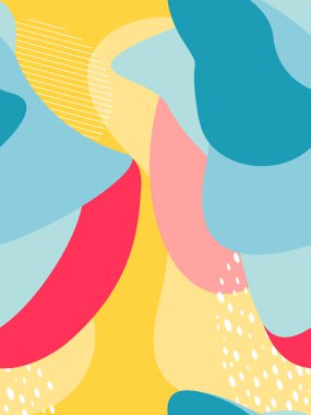 Soyut, dikişsiz geometrik desen. Pankart, kapak, baskı, promosyon, satış, selamlama, web, sayfa, başlık, iniş, sosyal medya için modern vektör şablonu