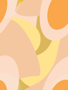 Abstract seamless geometric pattern. Modern vector template for banner, cover, print, promotion, sale, greeting, web, page, header, landing, social media. Autumn vibe