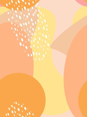 Abstract seamless geometric pattern. Modern vector template for banner, cover, print, promotion, sale, greeting, web, page, header, landing, social media. Autumn vibe