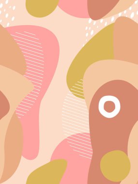 Abstract seamless geometric pattern. Modern vector template for banner, cover, print, promotion, sale, greeting, web, page, header, landing, social media. Autumn vibe