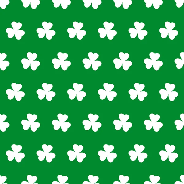 Shamrock seamless background — Stock Vector