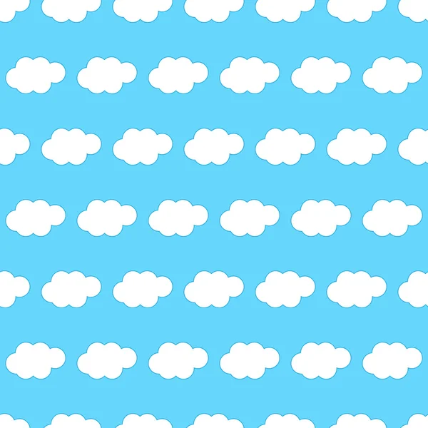 Cloud seamless background — Stock Vector