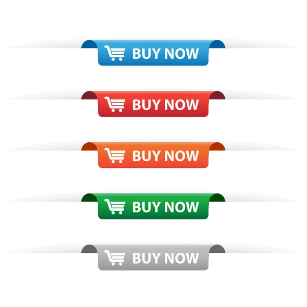 Kaufen Sie jetzt Etiketten für Papieretiketten — Stockvektor