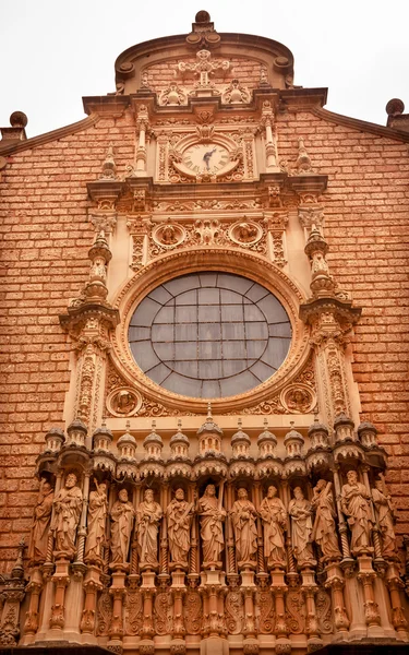 Christus discipel standbeelden monestir klooster van montserrat, Spanje — Stockfoto