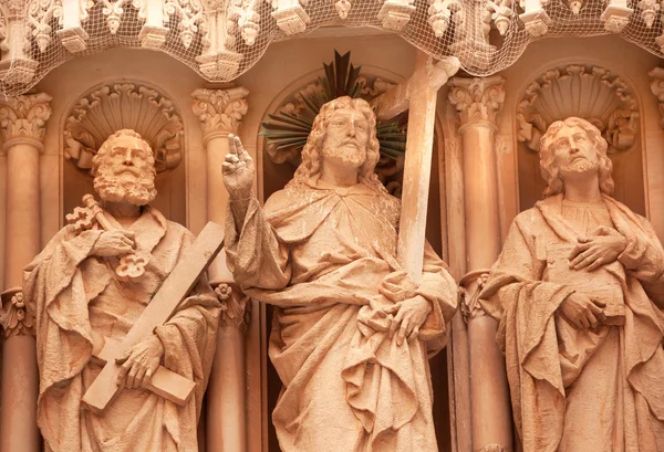 Christ Disciple Statues Monestir Monastery of Montserrat Spain — Stock Photo, Image