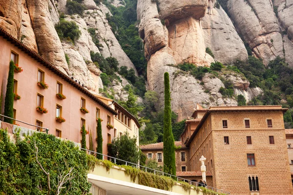 Mosteiro Monestir de Montserrat Barcelona, Catalunha, Espanha — Fotografia de Stock