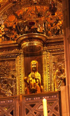 siyah madonna la moreneta Manastırı montserrat