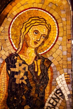 melek mozaik Manastırı montserrat Katalonya İspanya
