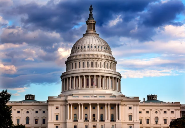 Cúpula del Capitolio de Estados Unidos Casas del Congreso Washington DC — Foto de Stock