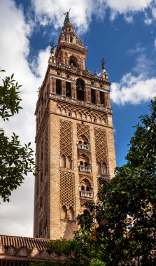 Giralda çan kulesi Katedrali saint Mary bkz gitmedenen sivri