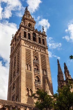 Giralda çan kulesi Katedrali saint Mary bkz gitmedenen sivri