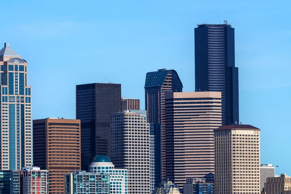 Seattle Towers Edificios de paisaje urbano Washington — Foto de Stock