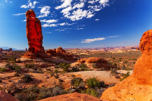 Rock Pillar Sandstone Hoodoo Arches National Park Moab Utah — Stock Photo, Image