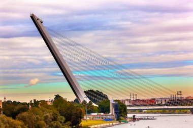 Alamillo köprü puente de alamillo cityscape nehir guadalquivr m