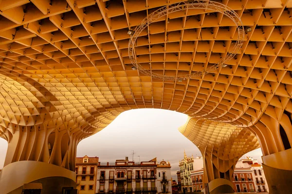 The Mushrooms Metropol Parasol Seville Andalusia Spain — Stock Photo, Image