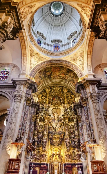 Bazylika kopuła kościół Salwadoru Sewilla Andaluzja, Południowa Hiszpania — Zdjęcie stockowe