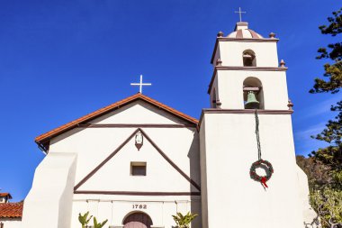 Mission San Buenaventura Ventura California clipart
