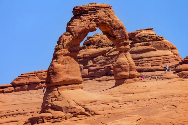 Delicate Arch Rock Canyon Arches National Park Moab Utah — Stock Photo, Image