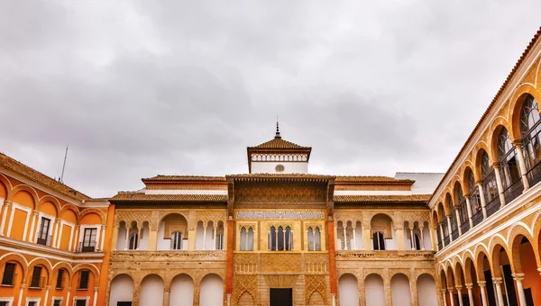 Palácio do Castelo de Pedro Alcazar Palácio Real SevilhaAndaluzia — Fotografia de Stock