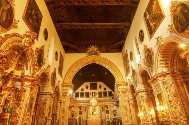 süslü altın bazilika resimleri kilise santa Anna Iglesia RI