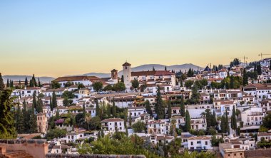 Endülüs İspanya Granada cityscape kiliseleri