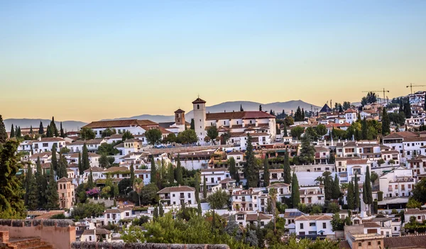 Endülüs İspanya Granada cityscape kiliseleri — Stok fotoğraf