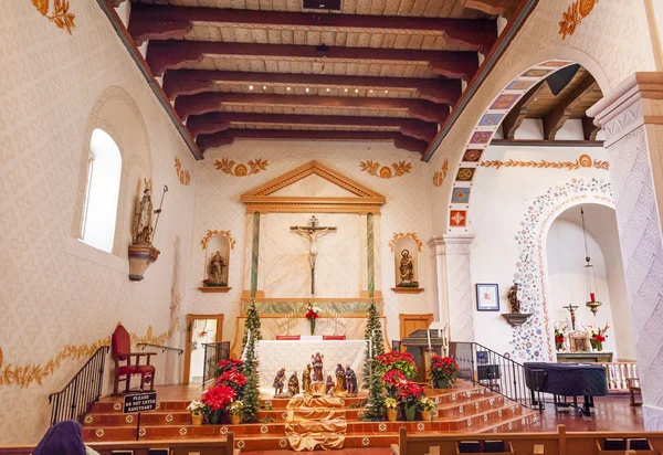 Миссия San Luis Obispo de Tolosa California Basilica Cross Alta — стоковое фото