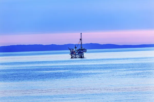 Eilwood Offshore Oil Well Offshore Platforms Pacific Ocean Sunse